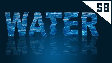 Photoshop Tutorial: Water Text Effect
