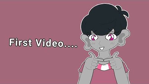 First Video On YouTube! Animation Channel