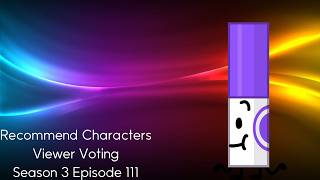 Recommend Characters Viewer Voting Season 3 Episode 111