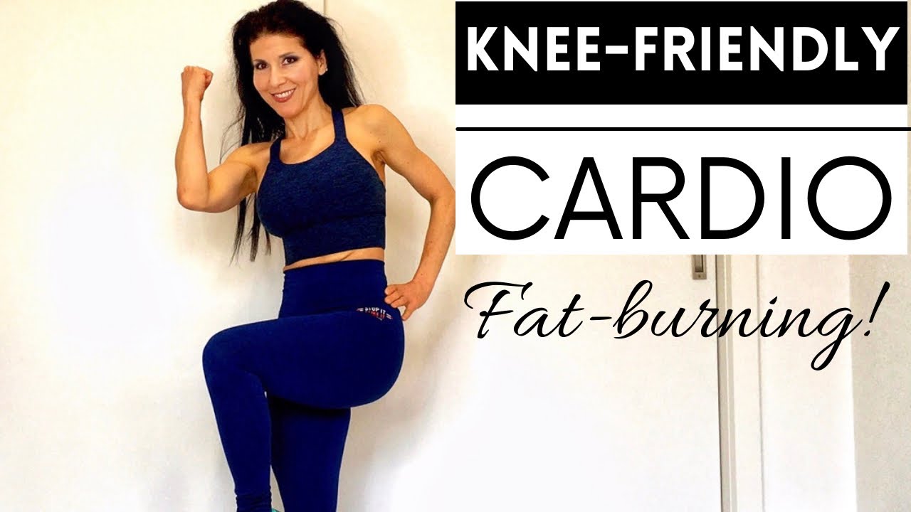 KNEE-FRIENDLY Low Impact HIIT CARDIO Workout / Fat Burning Knee ...