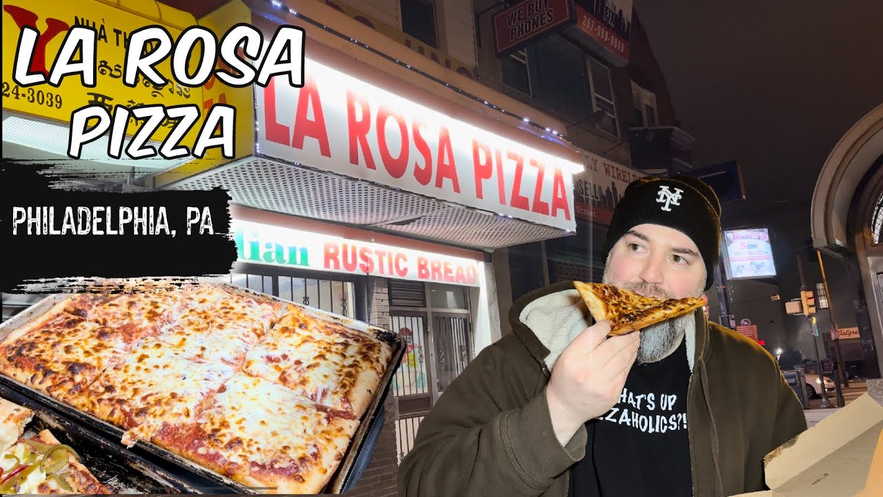 Pizza review: La ROSA PIZZA (Philadelphia, PA) - YouTube