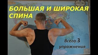 Как накачать БОЛЬШУЮ И ШИРОКУЮ СПИНУ (БЕЗ ЖЕЛЕЗА)