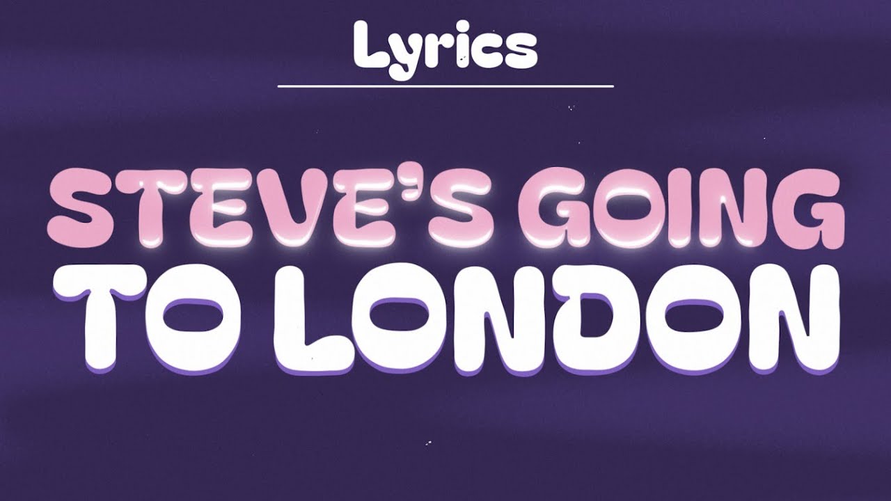 Steve's Going to London (Unofficial Lyric Video) - AJR - YouTube