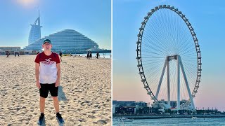 Sightseeing In Dubai! Beautiful Beaches, Burj Al Arab, Ain Dubai & MORE!