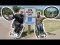 WHEELCHAIR AT A SKATEPARK?! - Ft. Aaron "Wheelz" Fotheringham