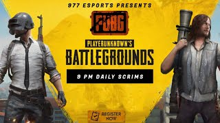 977 ESPORTS | DAILY 9 PM MEMBERSHIP SCRIMS | PUBG Mobile Esports Nepal | January 10, 2026