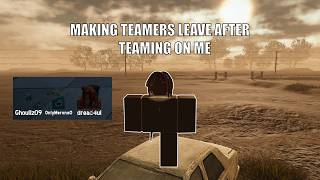 Making Teamers Leave After Teaming On Me Violence District