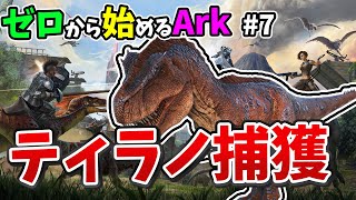 [ #7 ゼロから始めるArk ] 今度こそティラノを捕まえに行く！ #ark #arksurvivalevolved #コラボ