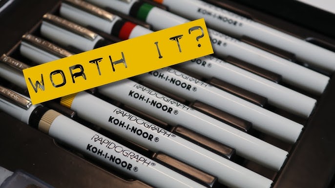 Koh-I-Noor 7 Pieces Rapidograph Pen Set