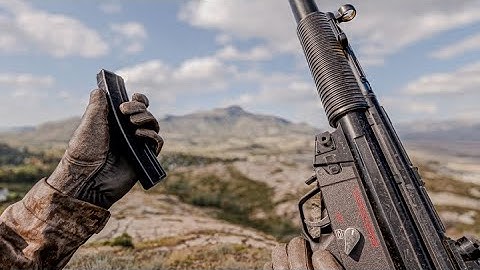 Call of Duty MWR – MP5SD Full Weapon Animation Showcase (Reload & Inspect)