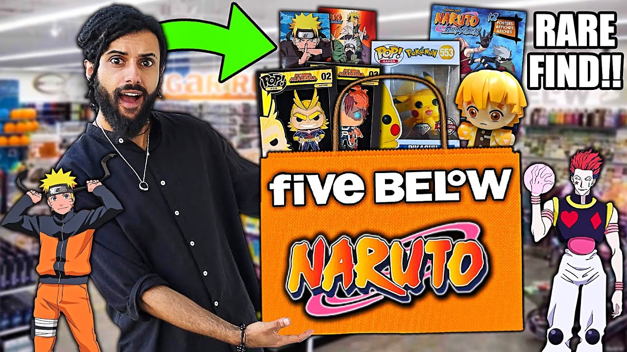 FIVE BELOW ANIME SECTION! SHOP WITH ME ANIME MANGA COLLECTOR 