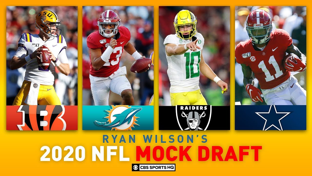 2020 NFL MOCK DRAFT Full First Round Following Tua's Announcement