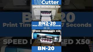 Roland BN2-20 &amp; BN-20 CMYK print speed comparison #bn2