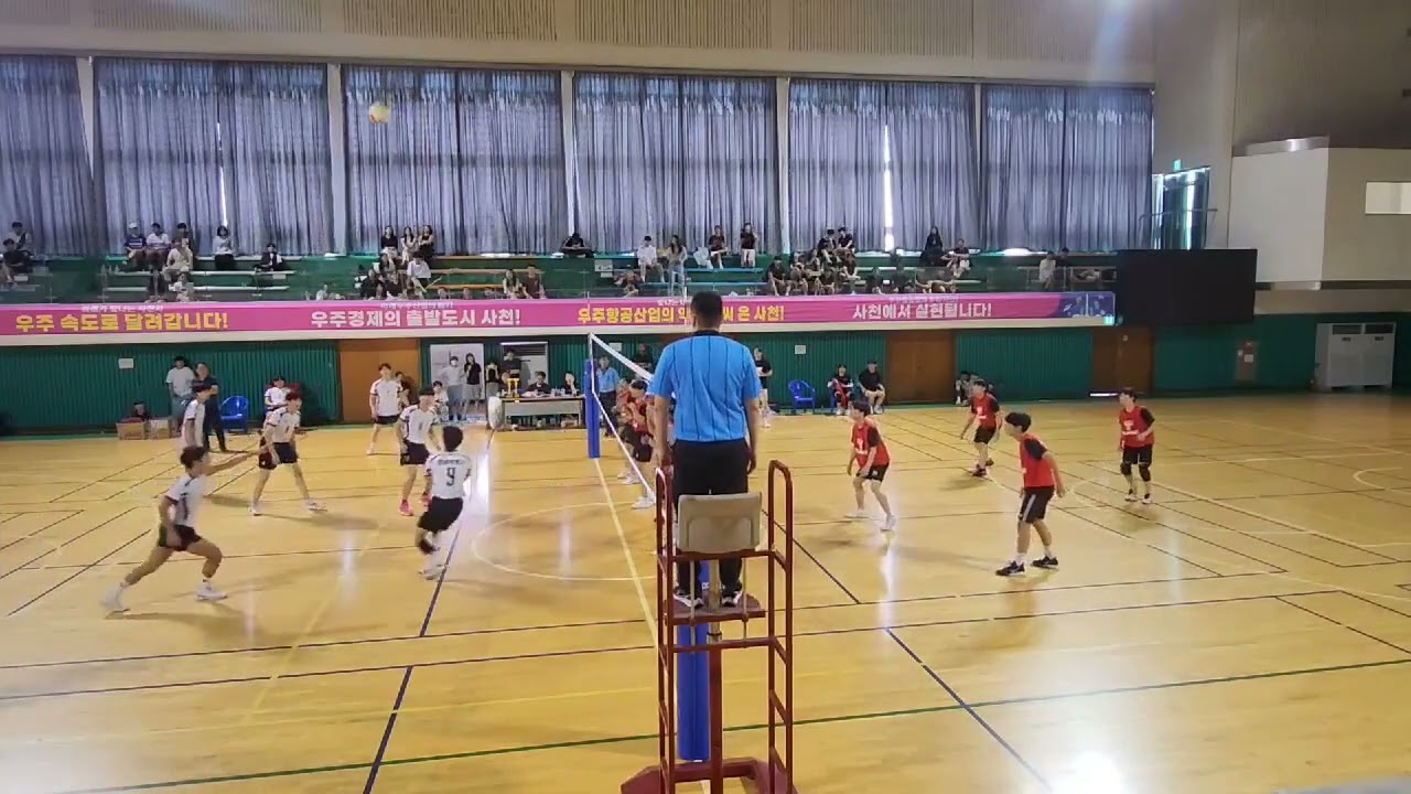 2024 사천시 학교스포츠클럽 배구대회 결승전 vs 경남자영고 1세트