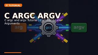 C argc and argv Tutorial | Command-Line Arguments in C with gcc Demo