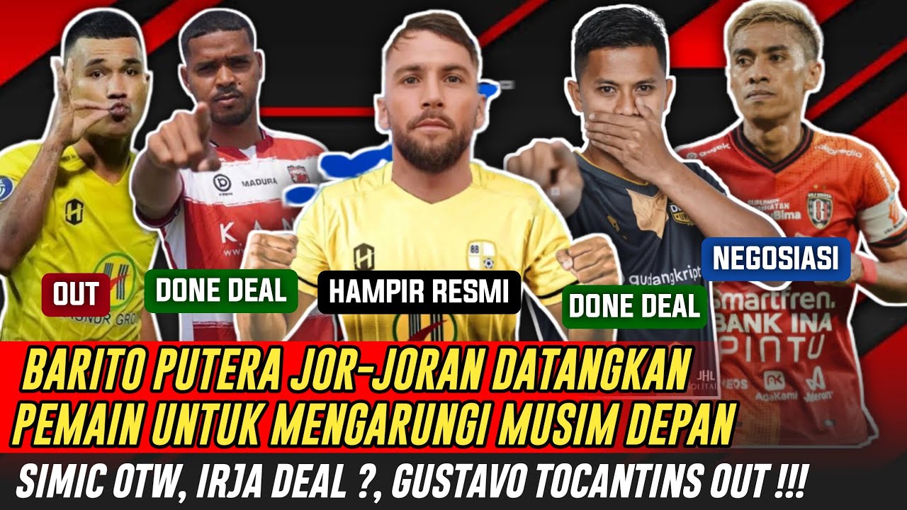 🟡 Transfer Barito Putera | Siap Ramaikan Transfer Pemain, Barito Putera Gaet Pemain Bertabur Bintang