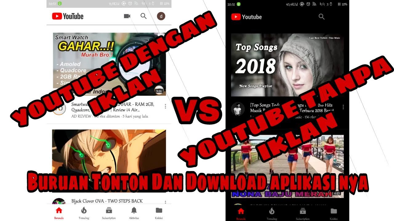 Ini Dia Aplikasi  YouTube Tanpa  Iklan  YouTube