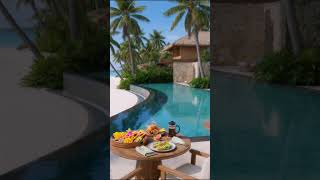 CALM WAVES 🌴 Tropical Beach Morning Ambience | Ocean Sounds, Deep Relaxation & Peaceful Sleep Music