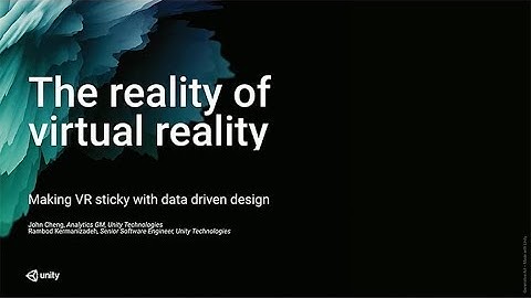 Oculus Connect 4 | What Makes VR Sticky: Data-Driven VR Design