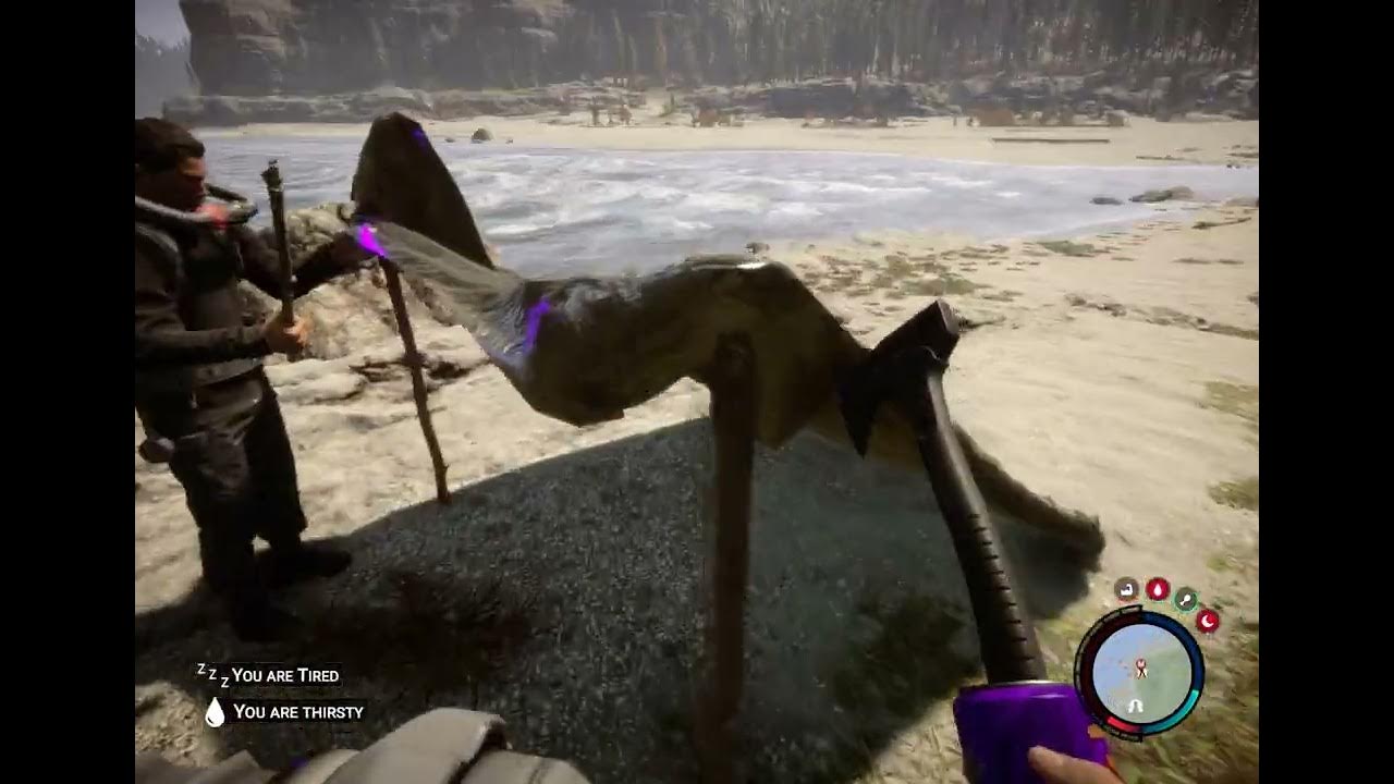 Sons of the Forest energy drink and axe bug. cant open inventory and more. YouTube