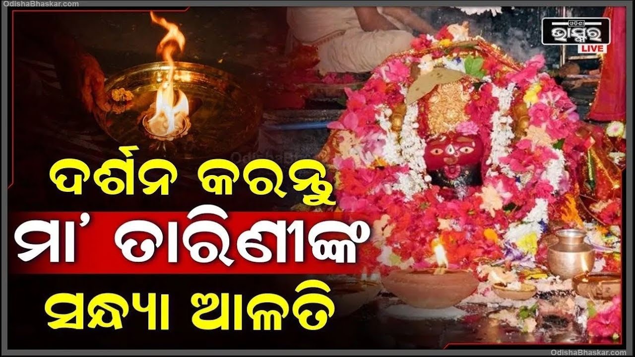 ଦର୍ଶନ କରନ୍ତୁ ମା ତାରିଣୀଙ୍କ ସନ୍ଧ୍ୟା ଆଳତି...ମିଳିବ ଆଶିଷ