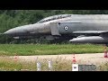 Greek AF F-4E Phantom LOTS of LOW-APPROACHES, Florennes AB (EBFS)