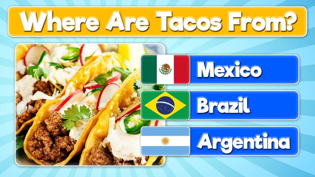 Guess the Country by the Food Quiz