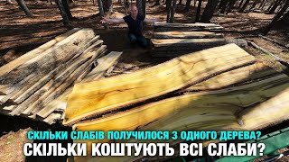 Розпиляли На Пилорамі Останні Колоди. Скільки Вийшло Слабів Із Тюльпанового Дерева І Яка Вартість?