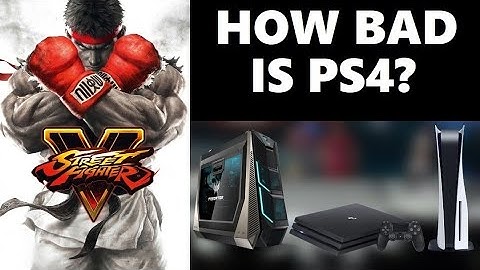 Street Fighter 5 PS4 Vs PS5 Vs PC Input Lag Test