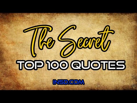 THE SECRET - Top 100 Quotes