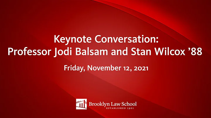 Keynote Conversation: Professor Jodi Balsam and St...