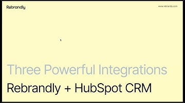 How to Send Data from Rebrandly to HubSpot Using Webhooks