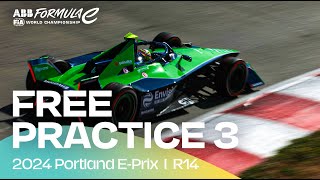 2024 Hankook Portland E-Prix Round 14 | Free Practice 3