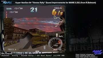 Hyper NeoGeo 64 "Xtreme Rally" Sound Improvements for MAME 0.282 (from R.Belmont)