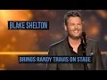 Blake Shelton Brings Randy Travis On Stage In Texas