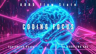 Details ADHD Coding Music 110 BPM Gamma Binaural Beats + Synthwave No Mid Roll Ads News