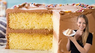 The Best One Bowl Yellow Cake
