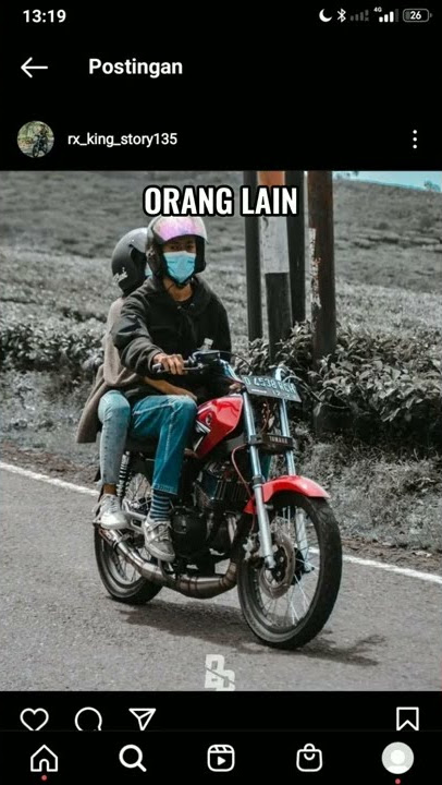 Story WA RX-KING  Aku vs orang lain jatuh