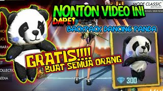 Gratis tas DANCING PANDA buat semua orang!! || Garena freefire Indonesia