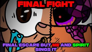 Final Fight | Final Escape But Me and Spirit Sings it
In a land where mystical powers lay dormant, a young man named Spirit stumbles upon his unique abilities. Unaware of the depths of his potential, he begins to unlock a force that could shape the fate of the realm.
Parallel to Spirits journey, Prince Geo, once respected for his leadership, becomes entranced by the whispers of an ancient malevolent entity. Driven by an insatiable hunger for power, Geo succumbs to the entitys promises and embarks on a treacherous path toward darkness.
As their stories intertwine, Spirits innocence and Geos corruption are set on a collision course. When they finally clash, Geo, now a vessel for the malevolent entitys might, relentlessly pursues Spirit. Their chase leads them through dense forests, across rugged mountains, and into the heart of ancient ruins.
At the edge of a precipice, their showdown reaches its zenith. The air crackles with energy as Spirits untapped potential clashes against Geos newfound, malevolent strength. In a surge of blinding brilliance, Spirit manages to momentarily repel the entitys control over Geo. Seizing the opportunity, Spirit takes a daring leap from the cliffs edge, disappearing into the abyss below.
Geos roar of fury reverberates through the landscape as his prize slips from his grasp. The story continues within the treacherous abyss which seems to be a homeland for the entity, giving Geo more of the advantage. The fate of Spirit goes unsaid until they reach the end of the abyss. Whoever comes out on top. It’s time for a good ol’ fashion Final Fight
Description:
Hope you all are excited for Final Escape With Lyrics! As an appetizer, we have a cover that was made awhile ago and is finally made into a video yippeeeeeee
Artists:
@GeotheboxerOfficial
@-yuiiixx
@spirityt313
@DisturdyYT
Cover by Spirit
Video edited by Me
Pre-premiere Desc:
Waiting for the Premiere to start? If you haven’t already, join my discord server! You can interact with people in the community and even interact with me or my friends!: https://discord.gg/zFsanzNu
ENJOY THE PREMIERE! Final Fight | Final Escape But Me and Spirit Sings it