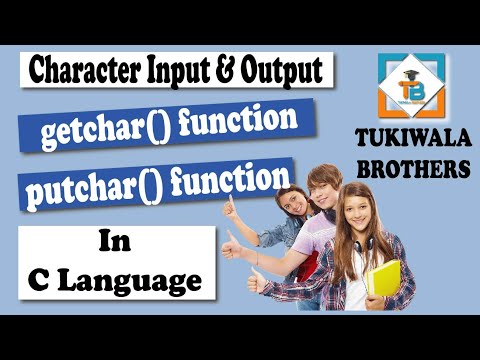 Character Input & Output in C Language | getchar() & putchar() function in C Language