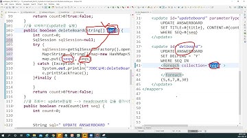 20210916 웹구현 5 answerboard MVC2 myBatis구현