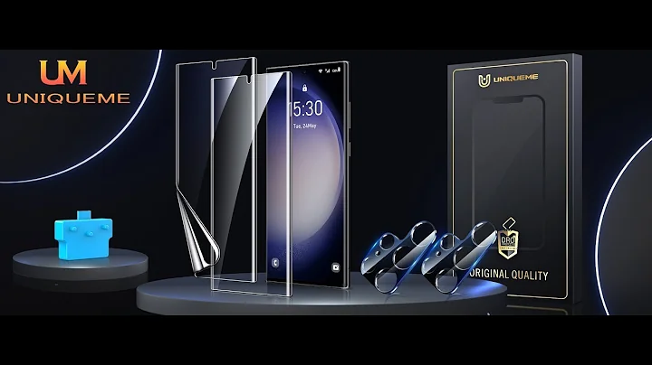 UniqueMe TPU Screen Protector and Camera Protector For Samsung  (With Blue Tool )-English Version)