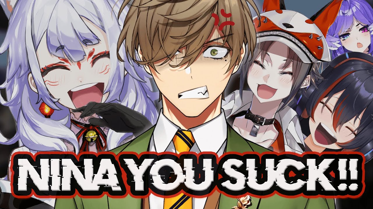 Oliver Evans 𝐌𝐀𝐋𝐃𝐒 at Nina Kosaka?! w/ Mysta, Mika, Oliver, and Selen 【NIJISANJI | Propnight】