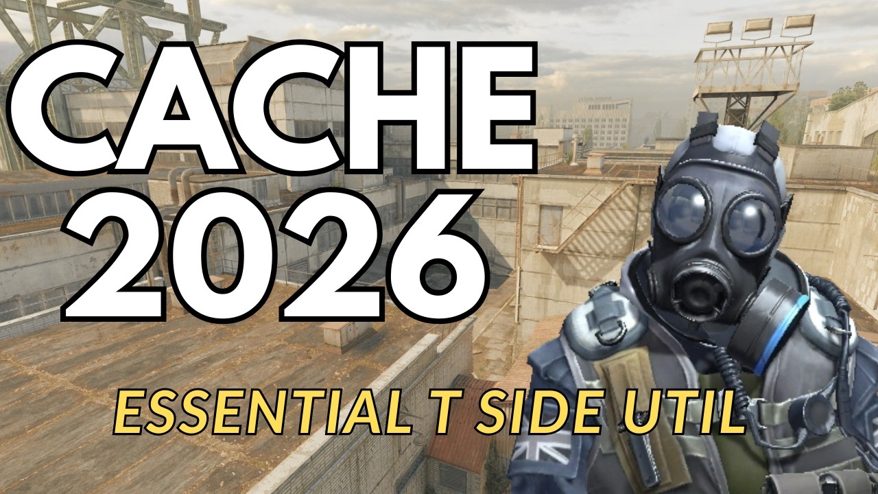Cache 2026 | Essential T Side Util Guide (CS2) - YouTube
