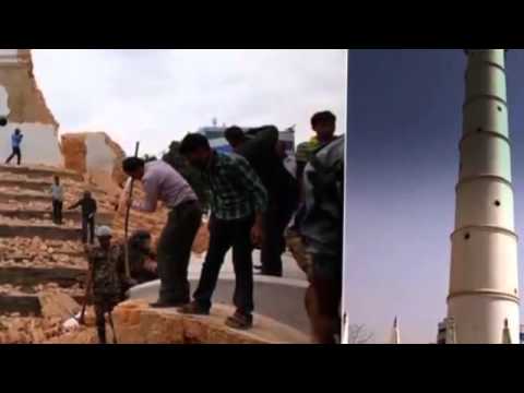 كاتماندو نيبال قبل وبعد الزلزال