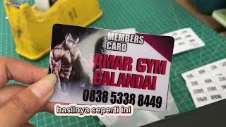 CARA MEMBUAT MEMBER CARD MUDAH DAN LENGKAP