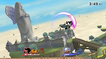 Mr. Game & Watch: Edgeguard counter