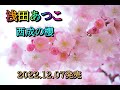 西成の櫻     浅田あつこ『 海峡雪しぐれ 』カップリング曲 2022.12.07発売