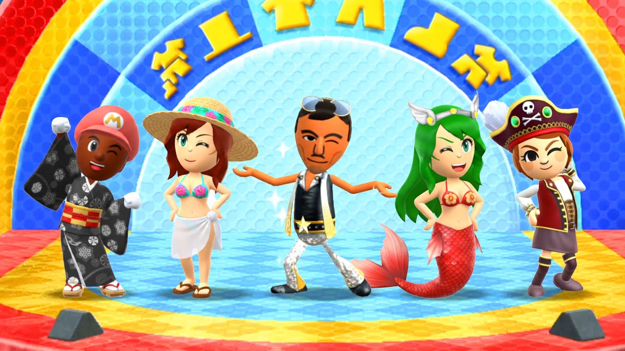 Wii Party U Mii Fashion Plaza - Shiratoya Vs Susie Vs Jeff Vs Bo-Jia | Who Will Win?